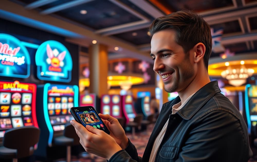 Spiller på norsk nettcasino med mobil